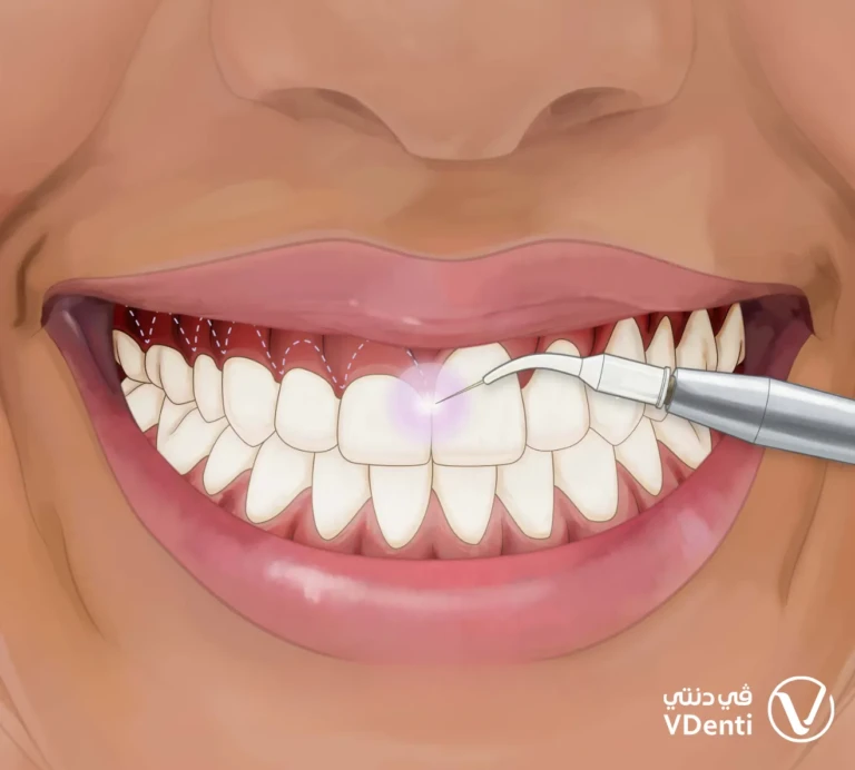 علاج الابتسامة اللثوية بالجراحة